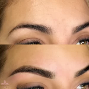 Cejas efecto polvo